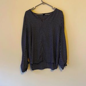 Ann Taylor Factory Long Sleeve Blouse Size M